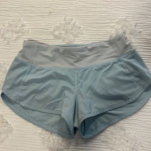 LULULEMON DISCONTINUED speed up shorts low rise size 2 reg